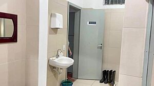 Coworker Fucks My Wife In Locker Room With Me Watching!