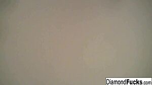 Diamond Intensely Masturbates In Steamy Shower