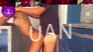 Stepsisters explore taboo lesbian sex on the queen-sized bed, their milf bodies entwined in forbidden passion.