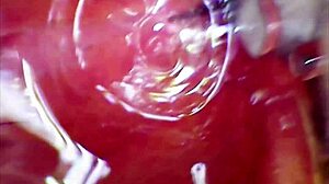 Real pussy orgasm contractions on cam, sperm in juice under microscope!