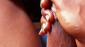 I stroke my big black monster cock solo in this masturbation session