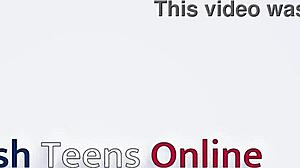 Oh wow, look at that phat ass blonde milf Kimber Lee teasing in lingerie, her big bubble butt begging for anal orgasm!