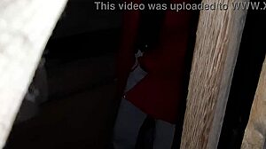 Wow, Caught My Step-Aunt Masturbating and Watched Her Cum in Lesbian Play!