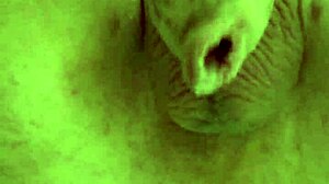 Uncut Tattooed Monster Cock Explodes Hands-Free from Intense Anal Prolapse