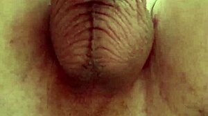 Uncut Tattooed Monster Cock Explodes Hands-Free from Intense Anal Prolapse