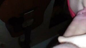 girlfriend blindfolded sucking old friend on film