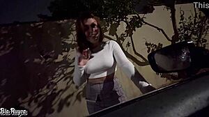 i sucked that monster cock in public with my tight latina pussy