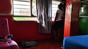 Step-nephew makes mature suck like whore