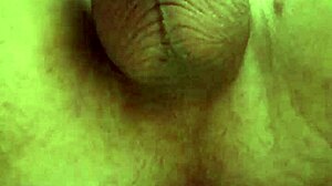 Uncut Tattooed Monster Cock Explodes Hands-Free from Intense Anal Prolapse