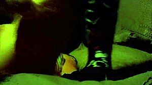 Intense pleasure as the teen girl squirts while tied up