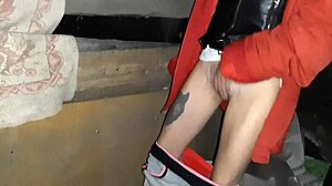 Wow, Caught My Step-Aunt Masturbating and Watched Her Cum in Lesbian Play!