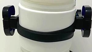 I demonstrate the Rubjoy robot fleshlight for sensual masturbation