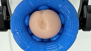 I demonstrate the Rubjoy robot fleshlight for sensual masturbation