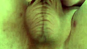 Uncut Tattooed Monster Cock Explodes Hands-Free from Intense Anal Prolapse