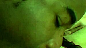 Brunette babe in lingerie rides POV cock deep, her big tits bouncing as she takes a facial after deepthroat.