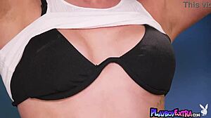 Big Boobed Blonde Teen 18+ Student Keira Jackson Teaches Striptease