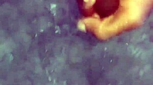 Latina bent over for oral