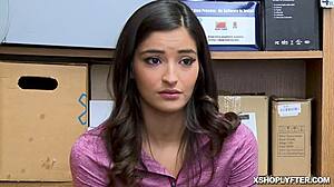 Emily Willis rides big cock hard