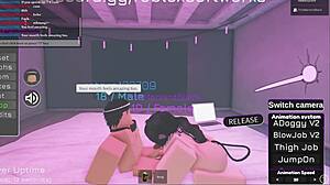 fucking hot roblox girl gets ass pounded with big tits and cumshot