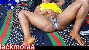 Interracial sex video with busty amateur 😏