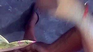 Latina bent over for oral