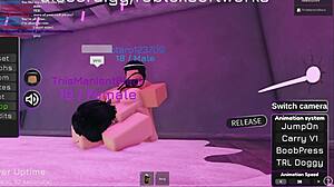 fucking hot roblox girl gets ass pounded with big tits and cumshot