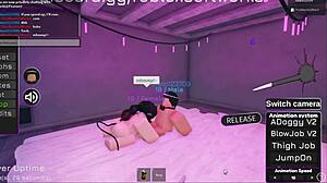 fucking hot roblox girl gets ass pounded with big tits and cumshot