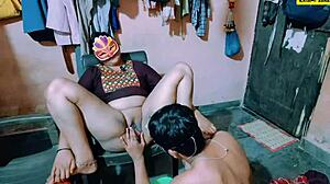 muslim auntie says lick my pussy first then i'll fuck you hard