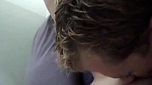 Hot Couple Engages in Handjob, Sucking, Fingering, and Hardcore Fucking with Cumshot Closeup