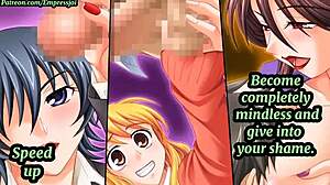 Hentai JOI Explores Public Humiliation in Wild Fantasy Scene.