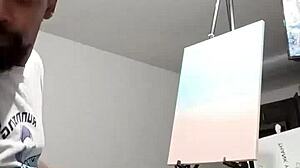 Man, cubby so luvily got naked for a homemade solo in class