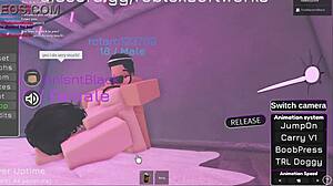 fucking hot roblox girl gets ass pounded with big tits and cumshot