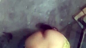 Latina bent over for oral