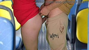 Student Groped and Nailed Hard Inside Public Bus