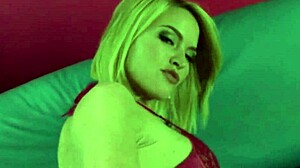 wow, check this oiled model showing off big tits in bikini! 🔥