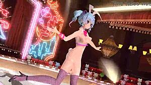 Want to see Hatsune Miku's nude bunny costume fucking?