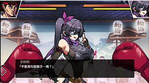 Big tits babe blows job with big ass.