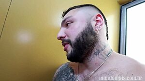 Hey guys, soccer buddies making amateur porn, and the stepdad wants in too! 😏