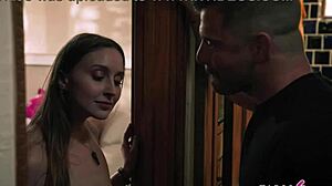 yo, check this bisexual threesome with hot roommates leana lovings and laney grey!