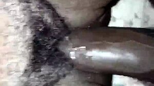 Just a casual day with cum flowing in a ROUGH CREAMPIE session with chubby black babe.