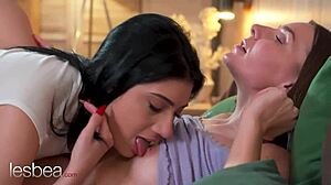 Caught the virgin lesbian orgasming with her Latina roommate?