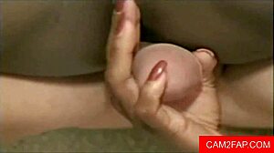 Wow, Sexy Blowjob And Masturbation Action!