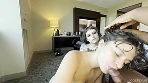 college best friends sucking black dick like total pros!