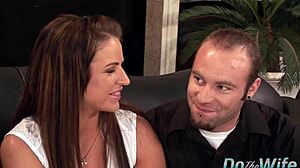 Big Tits Wife Brooke Belle Gets Fucked As Cuckold Watches In Garage