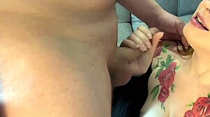 Slobbery blowjobs with sweet sucking and rough cum finish