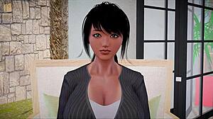 Playing games with my new family 😊