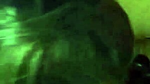 Kandy kane gives a handjob to a babe