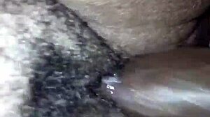 Just a casual day with cum flowing in a ROUGH CREAMPIE session with chubby black babe.