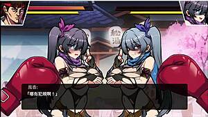 Big tits babe blows job with big ass.