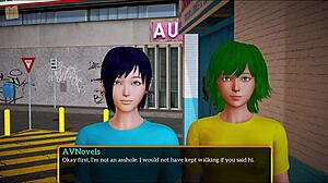 Playing games with my new family 😊